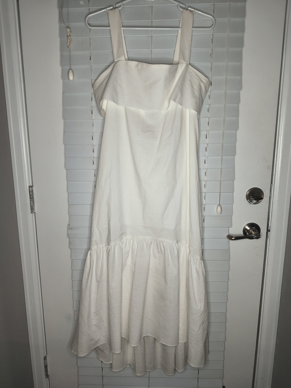 NWT PINCH White Cotton Blend Dress Size L Women's Summer Boho Sun Sleeveless NEW